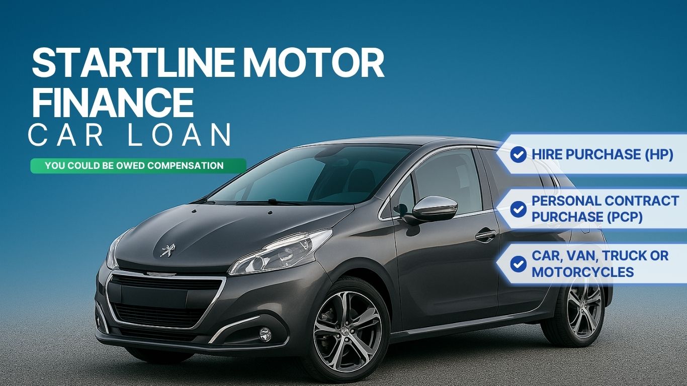 Startline Motor Finance comission claims