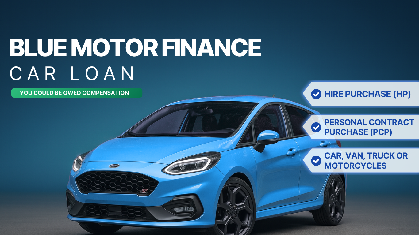 blue motor finance car commissions claims