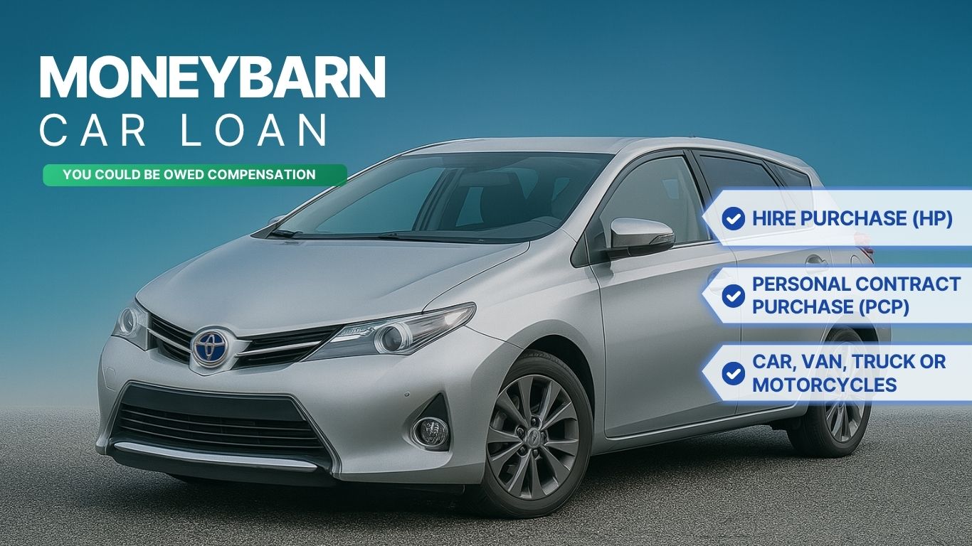 Moneybarn car finance commission claims